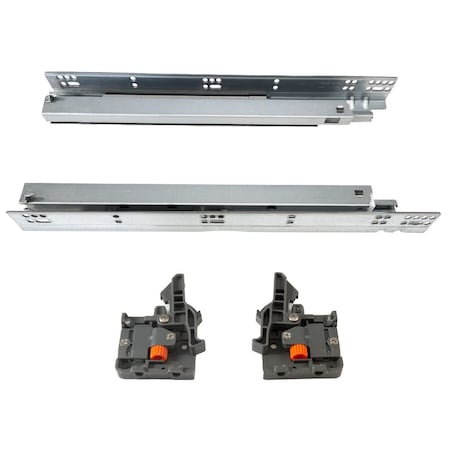Dtc 12in Soft-close Full Extension Zinc Drawer Slide with Locking Clips - 75 Lbs Weight Rating SS20DD305H1